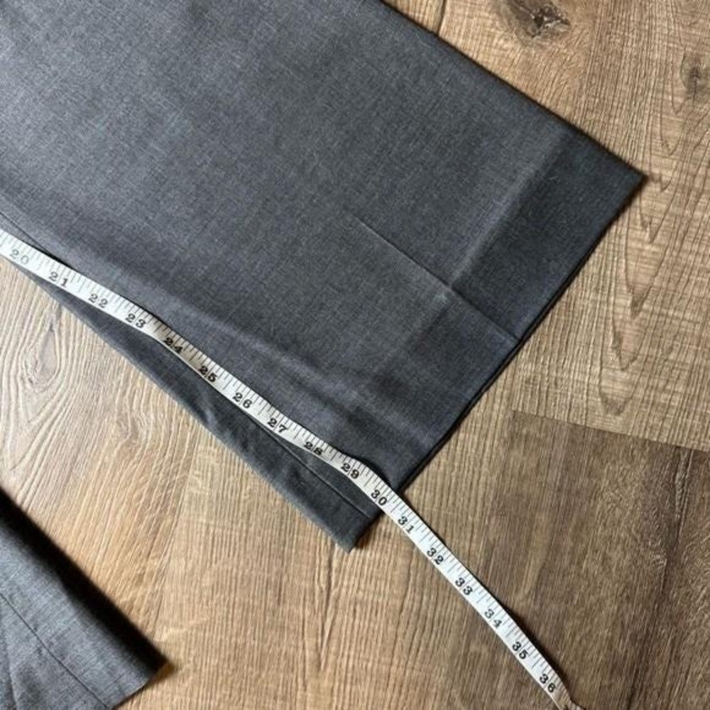 alice + olivia Wool Gray Flared Dress Pants Women's Size 8 - Picture 7 of 10